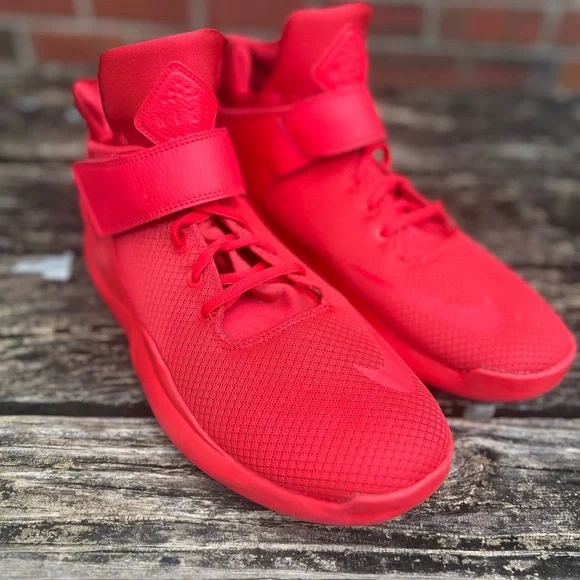 NIKE 844839-660 Kwazi Action Red Sneakers Shoes Size 13 Men High Tongue Mid Top